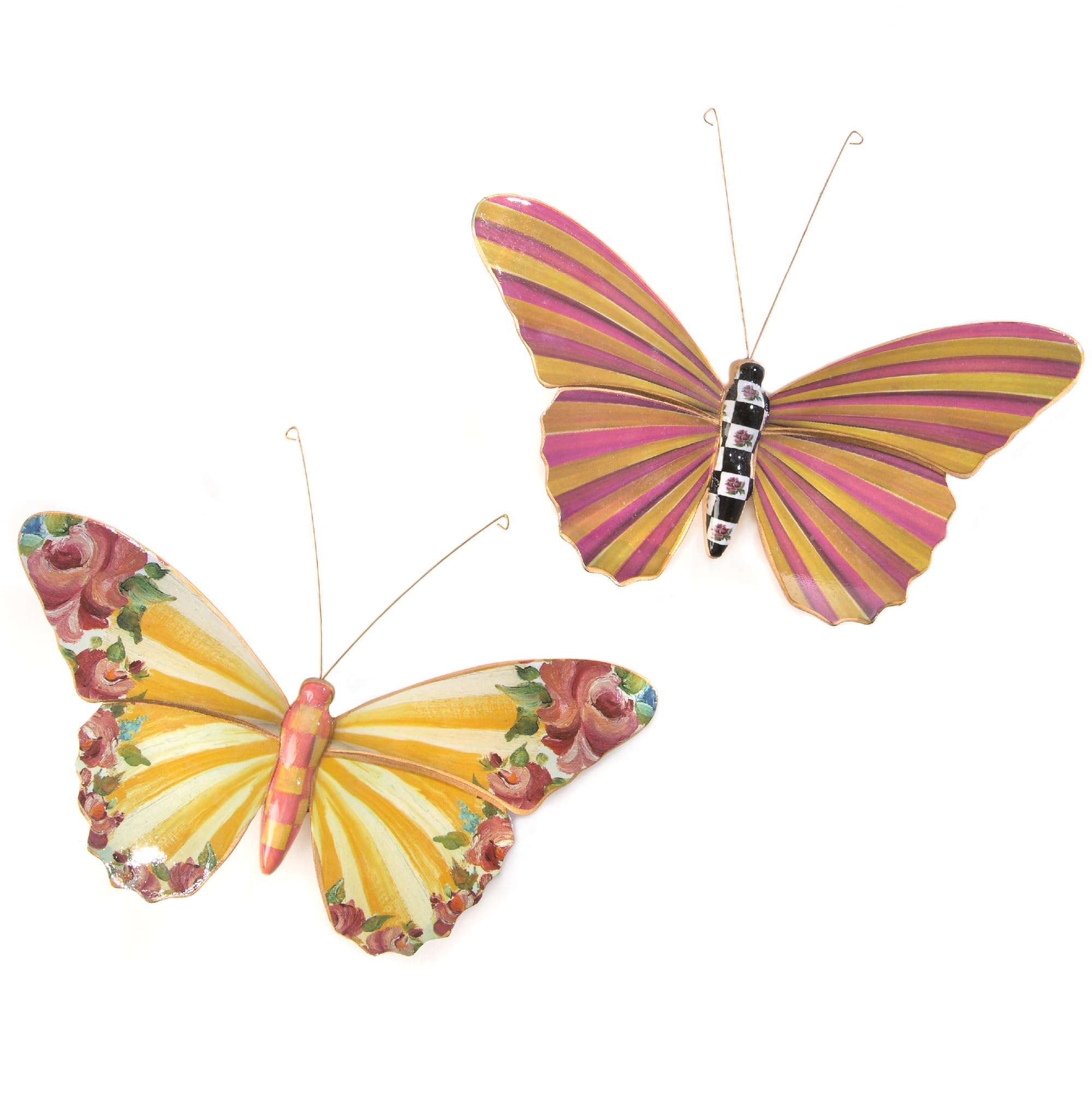 Amazon.com: MACKENZIE-CHILDS Butterfly Duo, Hanging
